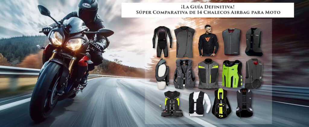 Comparativa de Chalecos  Airbag para moto