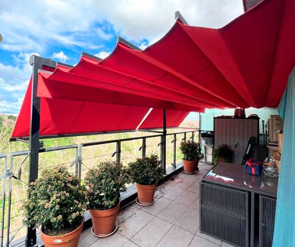 Toldo palillero de terraza Fuenlabrada