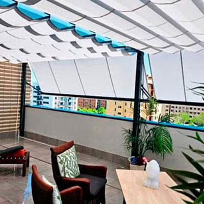 Pergolas y toldos para terraza en Fuenlabrada