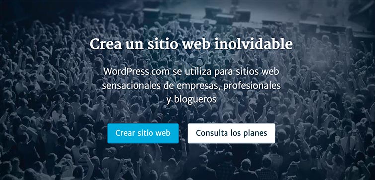 Web de WordPress