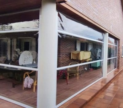 Cerramiento lona tranparente de pvc