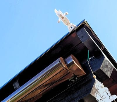 Toldo con sensor sol y viento