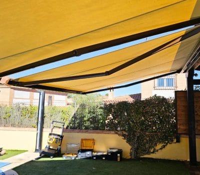 Toldos extensibles de jardín