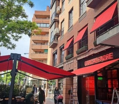 Toldos para restaurante